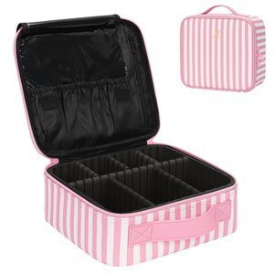 Travel Makeup Train Case, Cosmetic Case Makeup Organizer, Professional Artist😎